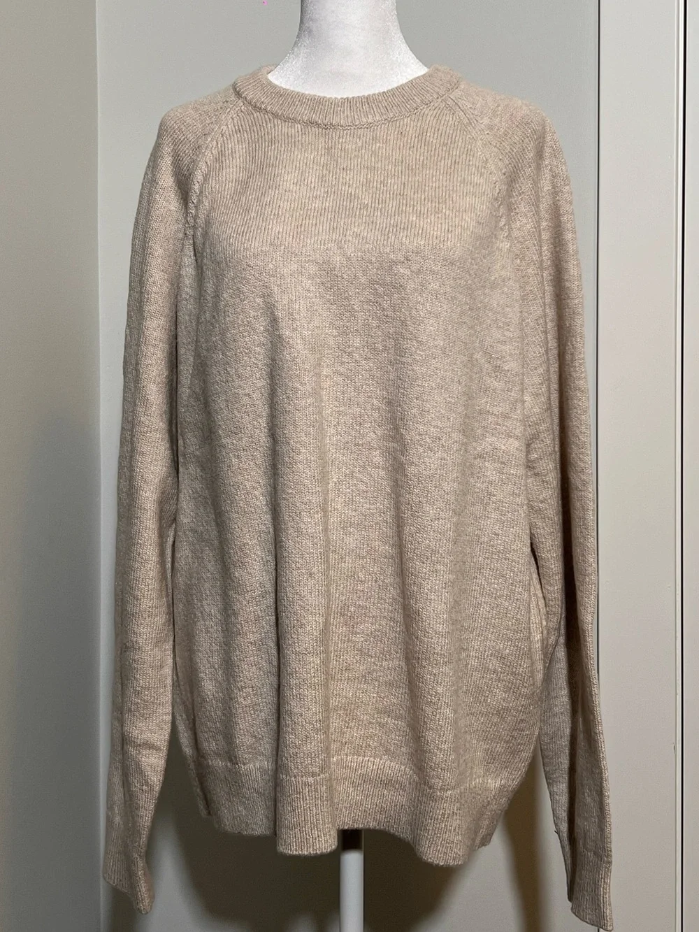 Banana Republic Light Beige Crewneck Sweater